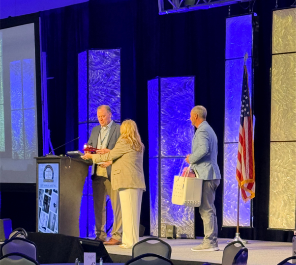 Rob Manly welcomed as President of SBAND Board of Governors by former President, Debra Hoffarth