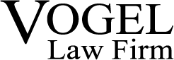 Vogel Law Black Text Logo