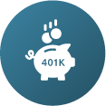 401kwhite Icon 401k Icon